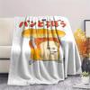 1PC Bread Thief Print Flannel Blanket, High quality All Seasons, Home Decor, Warmth and Comfort, Perfect for Christmas Gifts