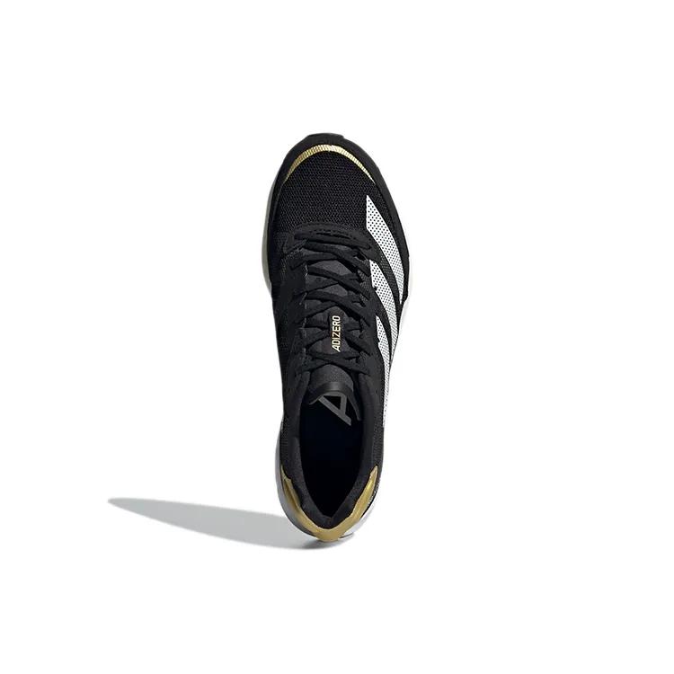 Adidas Womens Adizero Adios 6 'Black Gold Metallic' (women's sizes) Core Black / Cloud White / Wonder White Running Shoes H67511