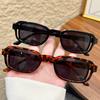 2Pcs Fashionable Mixed Glasses Set, Oval-Shaped Glasses, Chic Black, Tortoiseshell Glasses, Suitable for Daily Wear