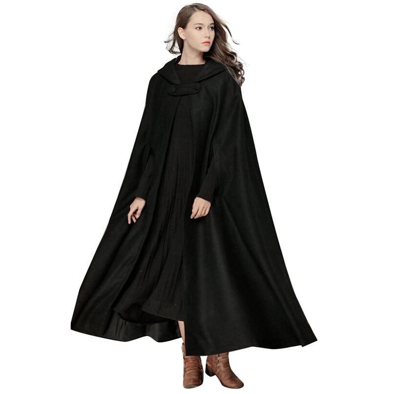 Naiste Trench Mantel Avatud ees kardigan jakk Mantel Cape Cloak Poncho Plus