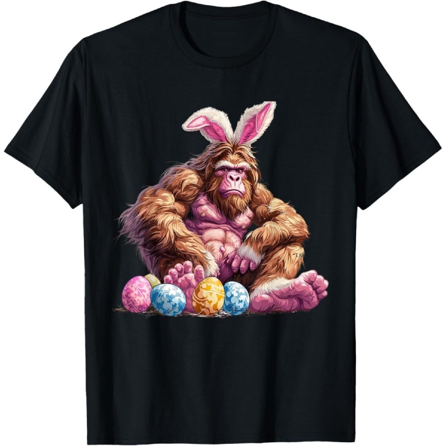 Пасхальный Бигфут Пасхальный Бигфут Счастливой Пасхи Футболка S