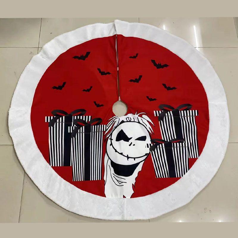 

Рождественский кошмар перед Сантой Джек Скеллингтон Юбка для елки Праздничный декор Вечеринка Treeskirt