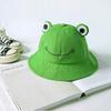 Kapelusz Bawełniany Bucket Hat Rybaczka Czapka Bawełniana Żaba Żabka