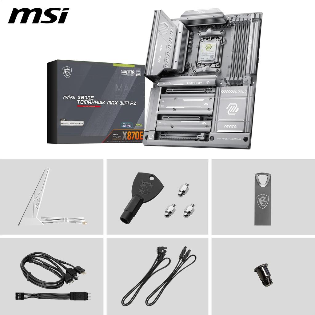 MSI MAG X870E TOMAHAWK MAX WIFI PZ ATX Motherboard MB6918