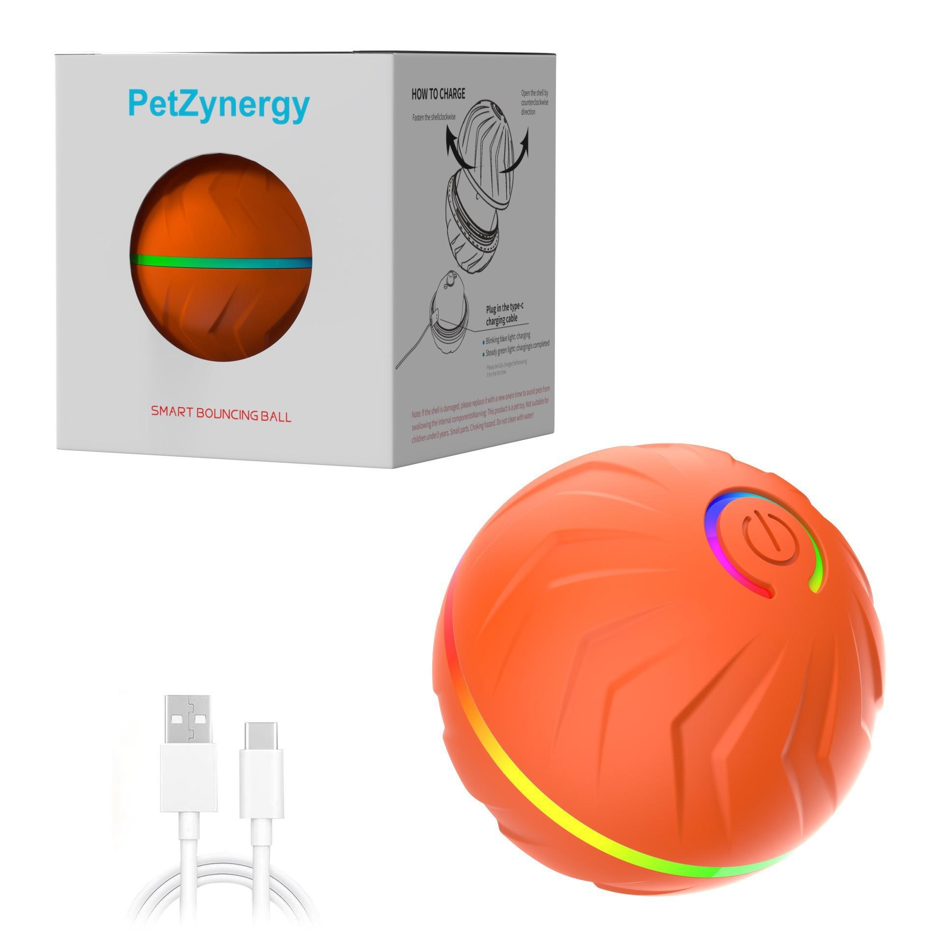 

Smart Gravity Bouncing Ball: Interactive Pet Toy for Self-Play and Boredom Relief Single Package