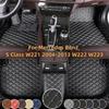 Floor Mats For Mercedes Benz S Class W221 2004-2013 W222 W223 Full Coverage Floor Mats Luxury Floor Liners Car Interior