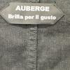 AUBERGE x Brilla per il gusto Brilla per il gusto [Excellent Condition] Linen China Jacket 42 blackUsed