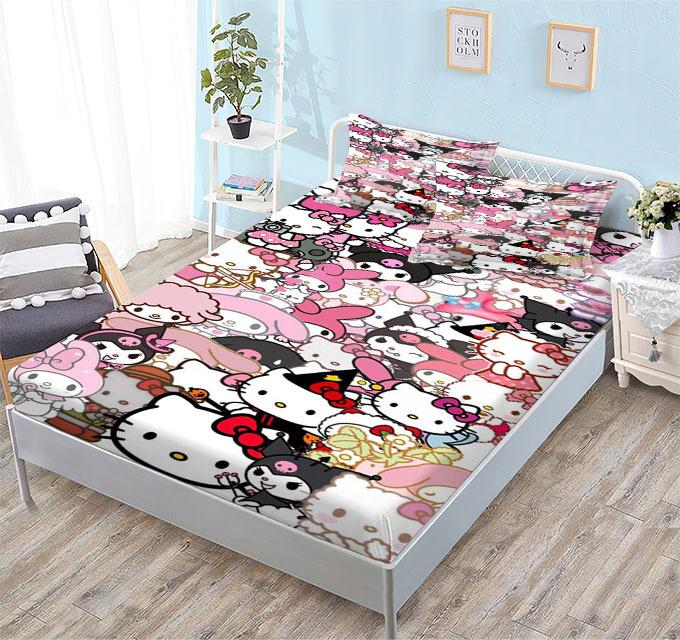 Kompleksowy Polerowany Materac, Nowy Rodzinny Uroczy Kreskówkowy Zestaw Trzyczęściowy Materac Dziecięcy