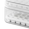 Ice Cube Tray Double Layer 64Pcs Ice Maker Box Home Press Easy Release Ice Freezer Storage Box