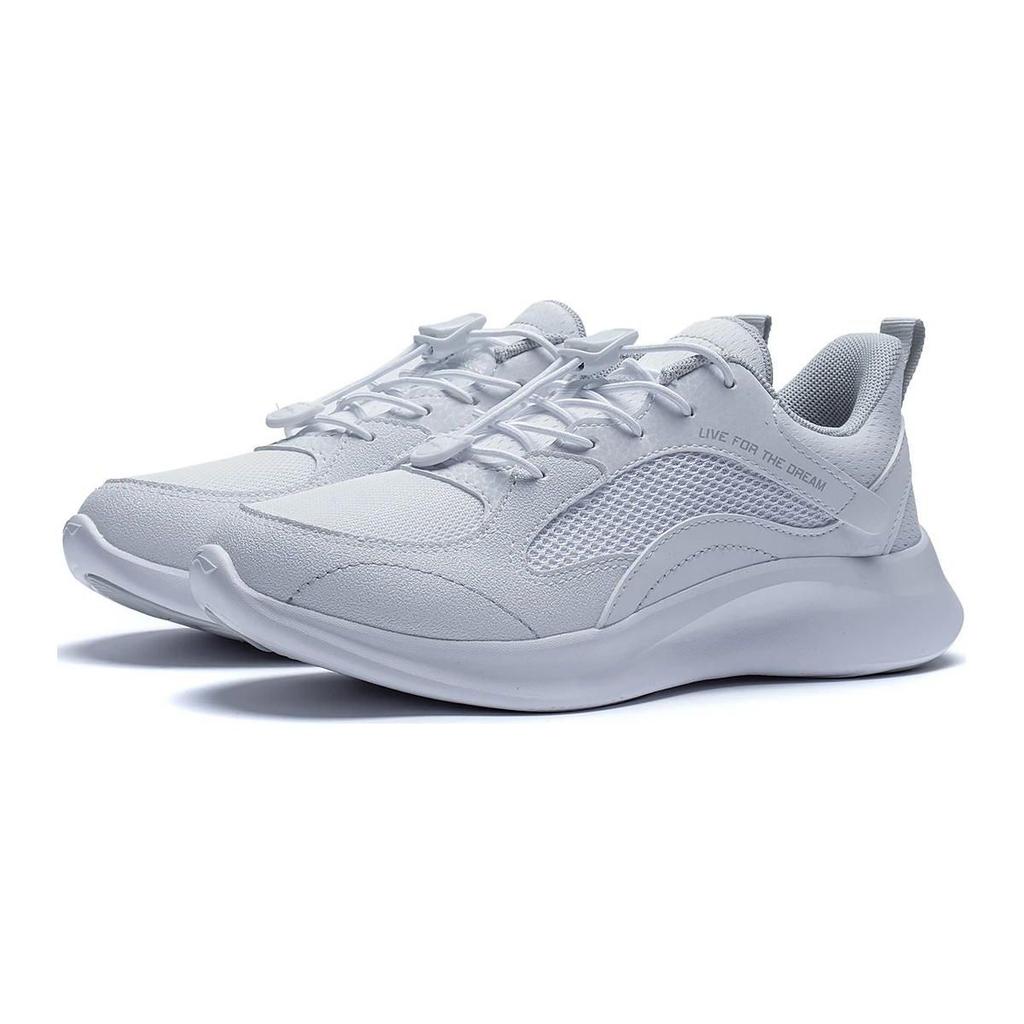 Li Ning Youth Sports Lifestyle Series Ling Yue 3.0 Comfortable Versatile Non-Slip Casual Shoes Kids Casual Shoes White YKCT032-3