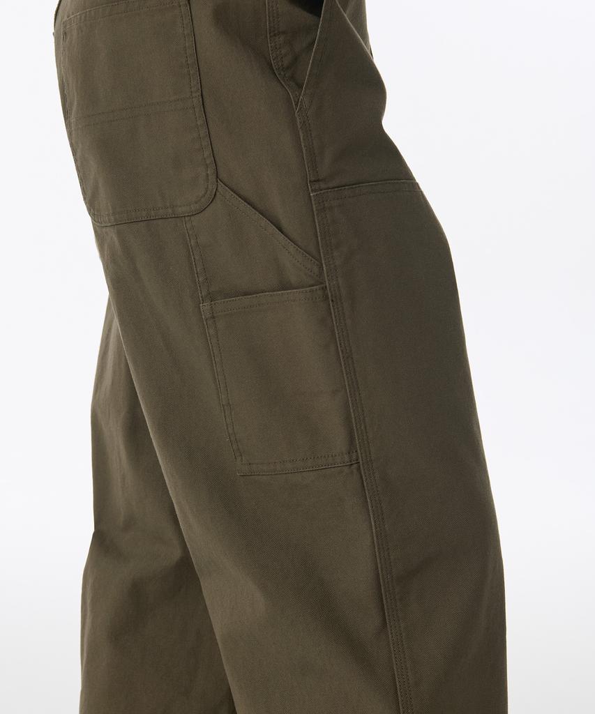 Musinsa Standard Canvas Regular Fit Double Knee Carpenter Pants [Khaki]