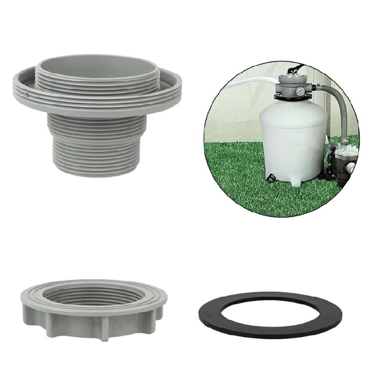 Filtro Piscina in Plastica ad Alte Prestazioni Sistema di Filtrazione Piscina Sostitutivo Texture Plastica Adatto per Connettore 10744