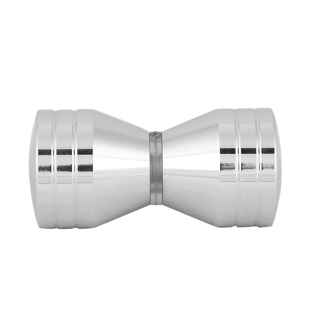 Aluminum Alloy Chrome Plated Pull Handle Knob for Home Bathroom Shower Glass Door Hardware