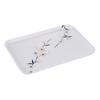 Snack Tray Floral Design Heat Resistant Display Melamine Cherry Blossom Pattern Dining Table Coffee Cup Plate for Kitchen