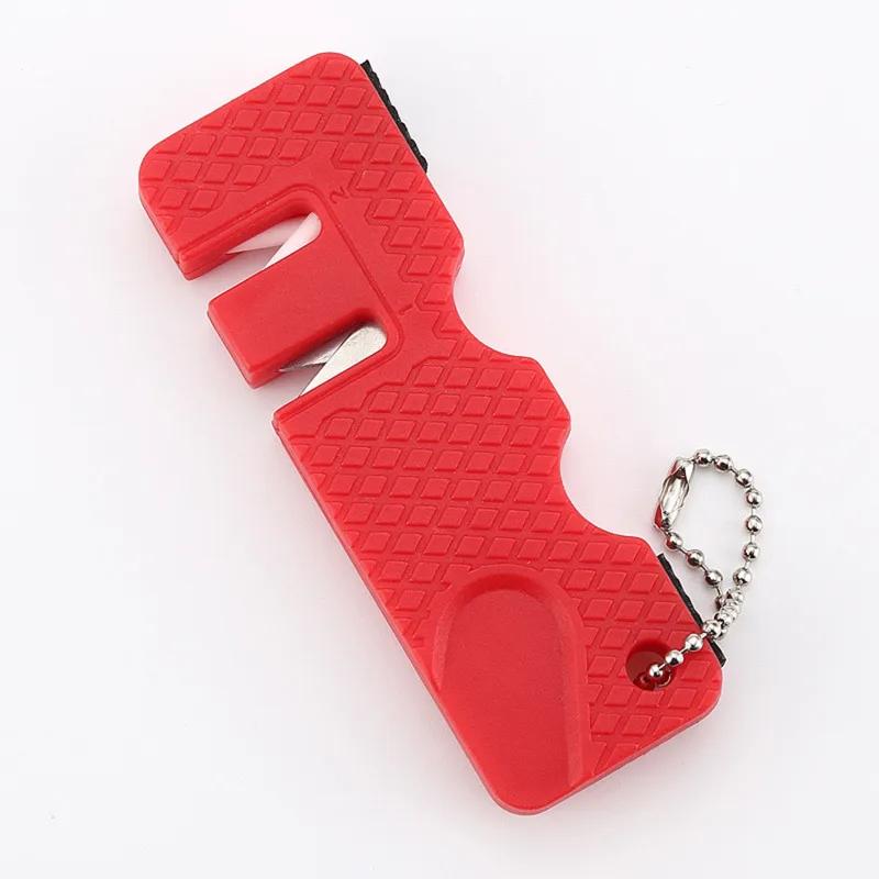 Messerschärfer Taschenformat Keramikschärfer Diamantwerkzeug Schärfer für Scheren Zahnräder Angelhaken Karbid Messerschärfstein Outdoor Multiwerkzeuge