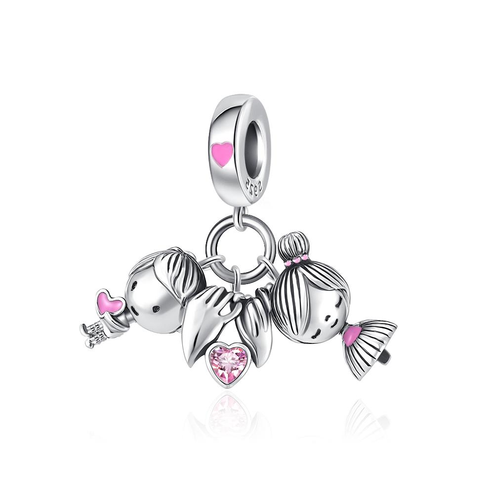 Copper Cute Cat Fish Cross Star Dog Dangle Beads Fit Original Charms Bracelets Diy Bead Women Jewelry Making