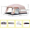 Family Camping Tent Waterproof 7 Person 380X260X200 Cm