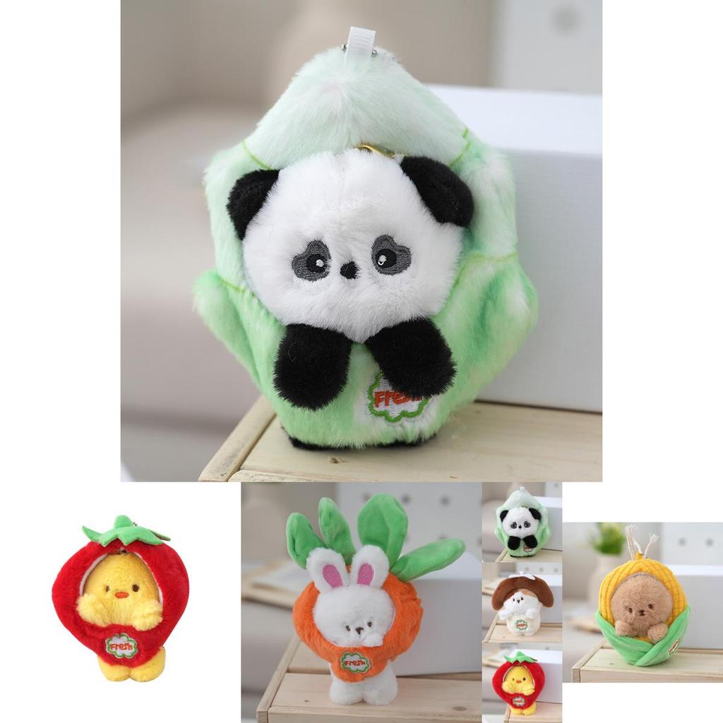 Adorable Almohada de Peluche de Conejo Fresa Lindo Juguete de Animal de Peluche Para Niños