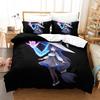 Soulfire Demons Bedding Set Single Twin Full Queen King Size Bed Set Adult Kid Bedroom Duvet Cover Sets 3D Anime Bed Sheet Set