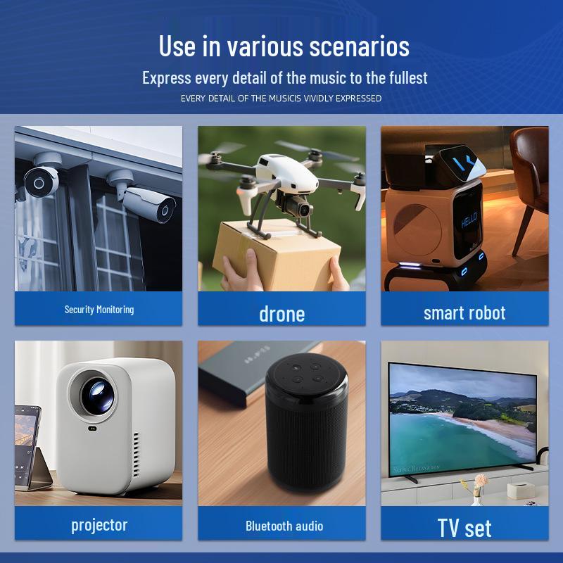 JingGeYuan 5757 4 Ohm 5W Multimedia Double Magnet 2-Inch Full-Range Horn Speaker