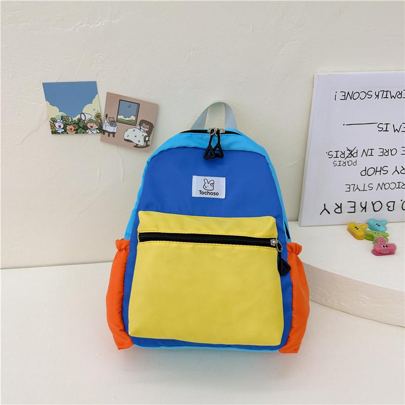 Stylish And Colorful Kindergarten Backpack Lightweight Cute Canvas School Bag For Kids