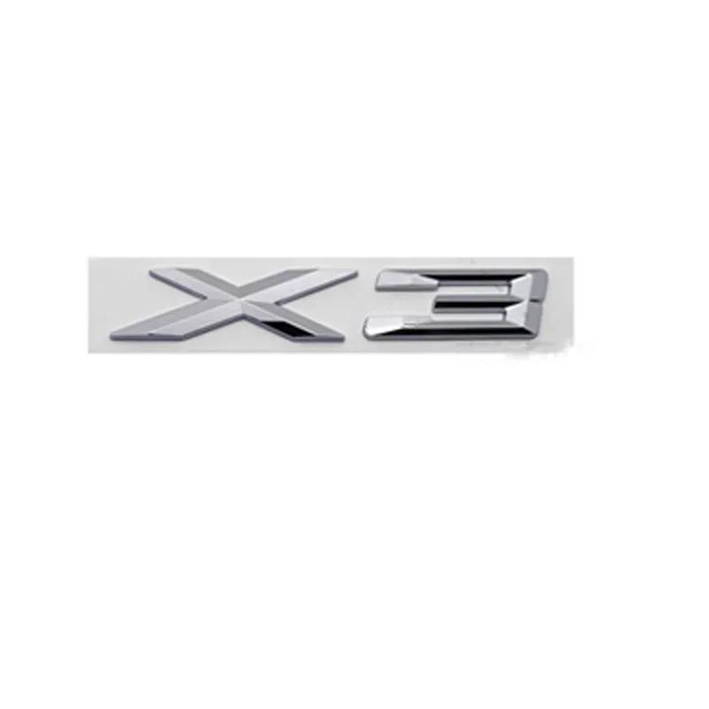 ABS Badge Car Body Sticker Trunk Emblem for BMW X1 X3 X5 X6 GT Logo E46 E90 E60 F10 F11 F20 F30 G01 G20 Auto Accessories