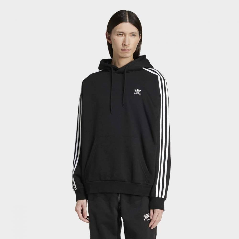 Adidas Unisex Baggy Fit Hoodie Black Jc6251