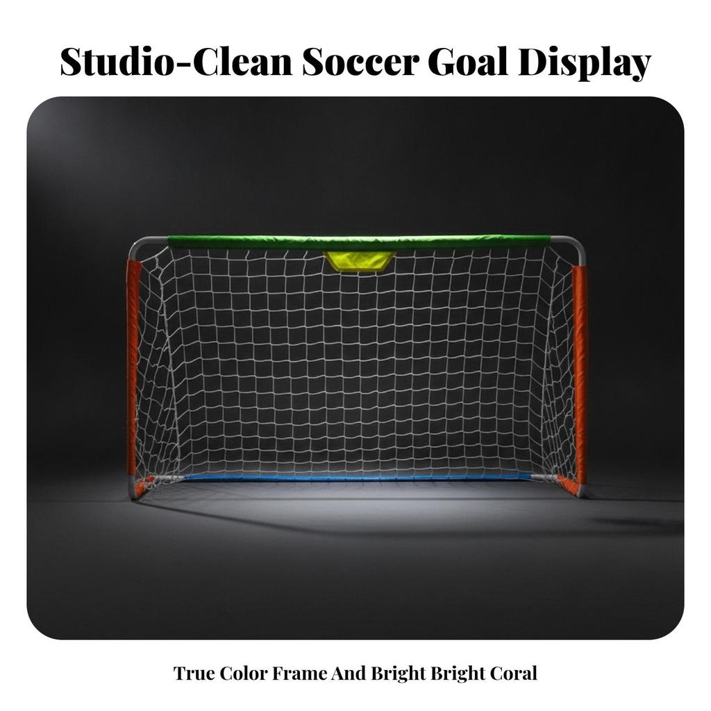Freestyle Soccer Goal Portable Football Nets Easy-Setup for Families