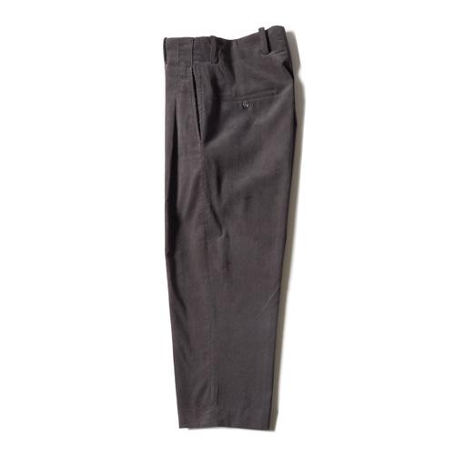EASE Pleated Pants_Code Charcoal