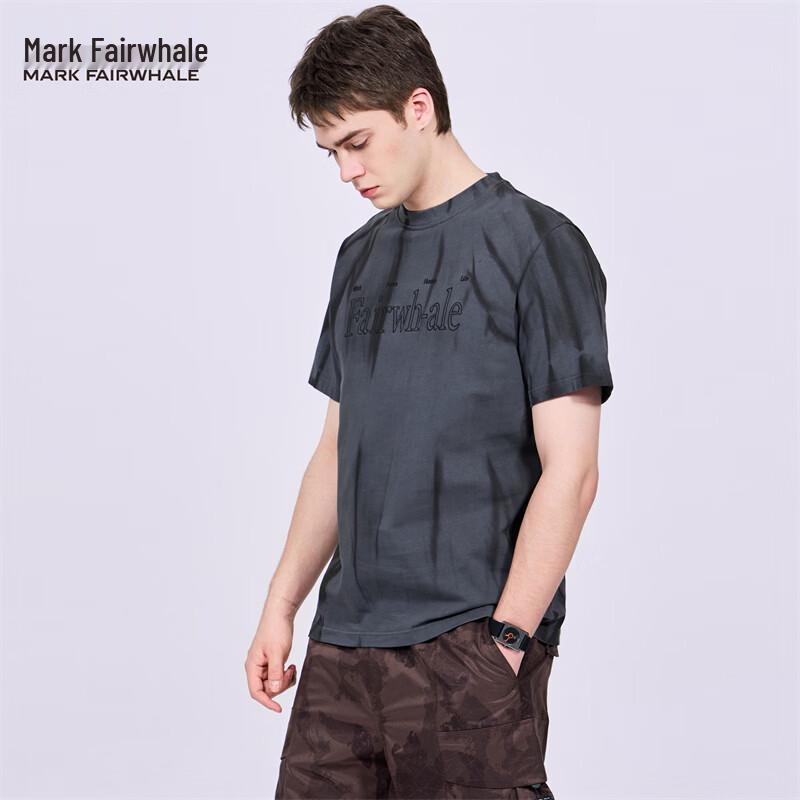 Mark Fairwhale Men s Cotton Ink Splash Short Sleeve T-Shirt 2XL