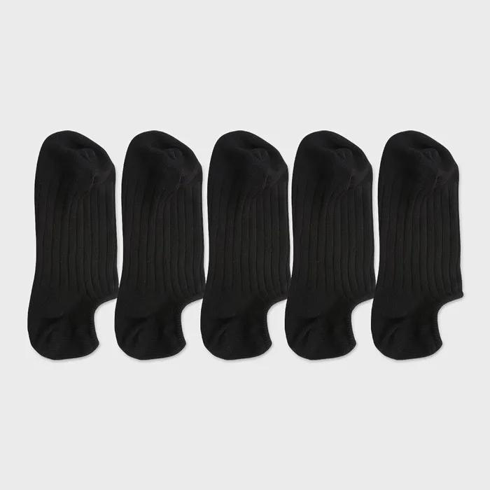 Daily Fake Socks (Black 5-Set)