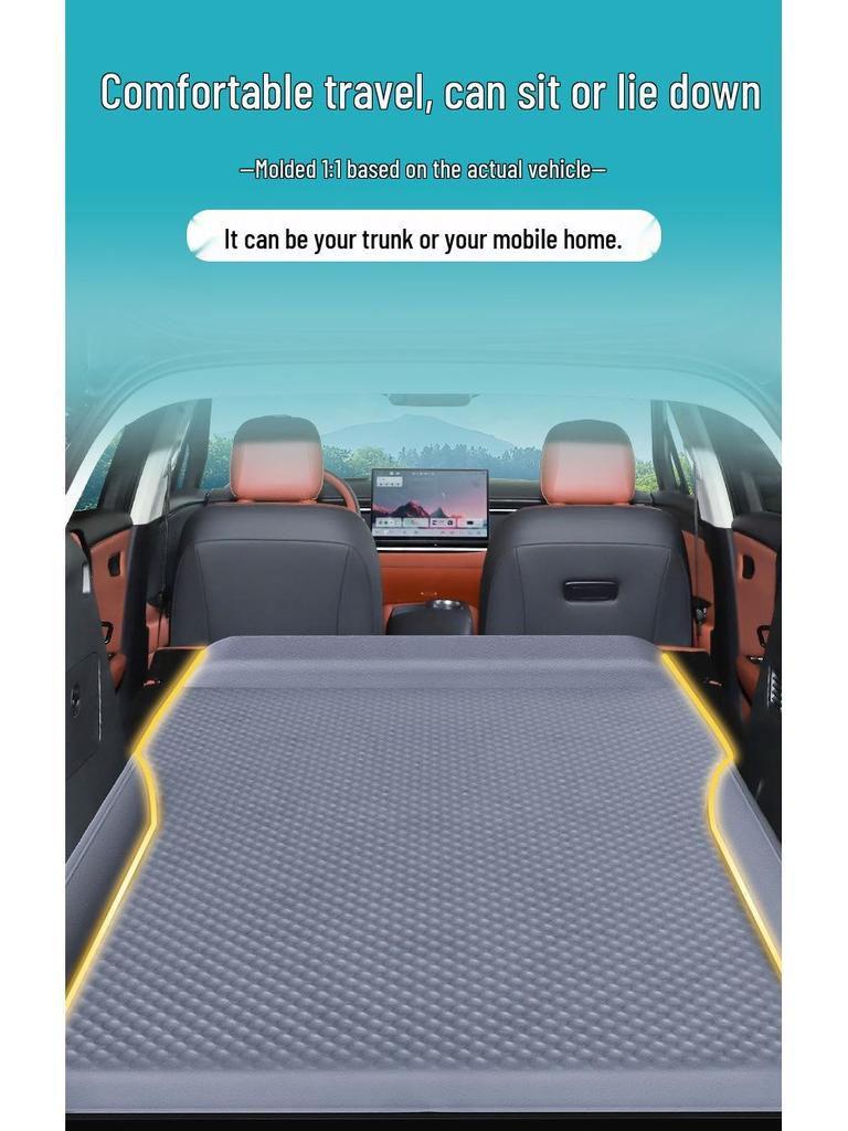 Inflatable Sleeping Pad for Hongqi Tiangong 06: Rear Seat & Trunk Air Mattress