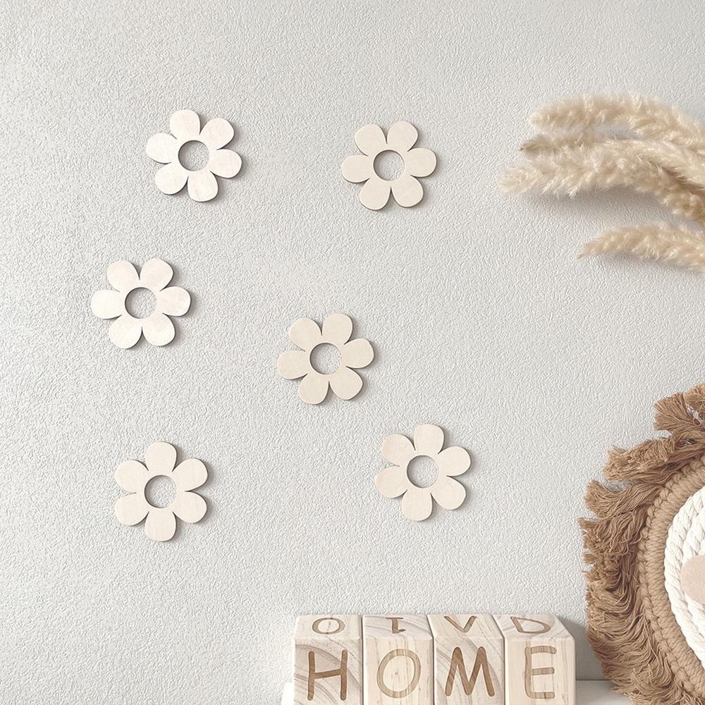 DIY Wall Stickers Clouds 3D Wall Stickers Cute Wooden Stickers Wall Ornaments Kids Room Decoration