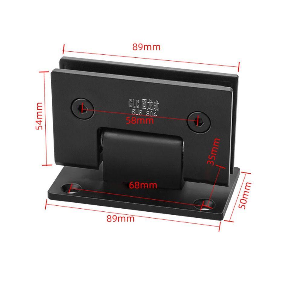 90°/135°/180° Glass Door Bracket Clip Stainless Steel Door Hardware Bathroom Door Hinges  Bathroom