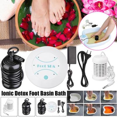 Masážní detoxikační přístroj na nohy 25W Foot Spa Ion Cleanse Masáž chodidel Ionic Aqua Cell Spa Stroj Detox Lázeň na nohy Aqua Spa