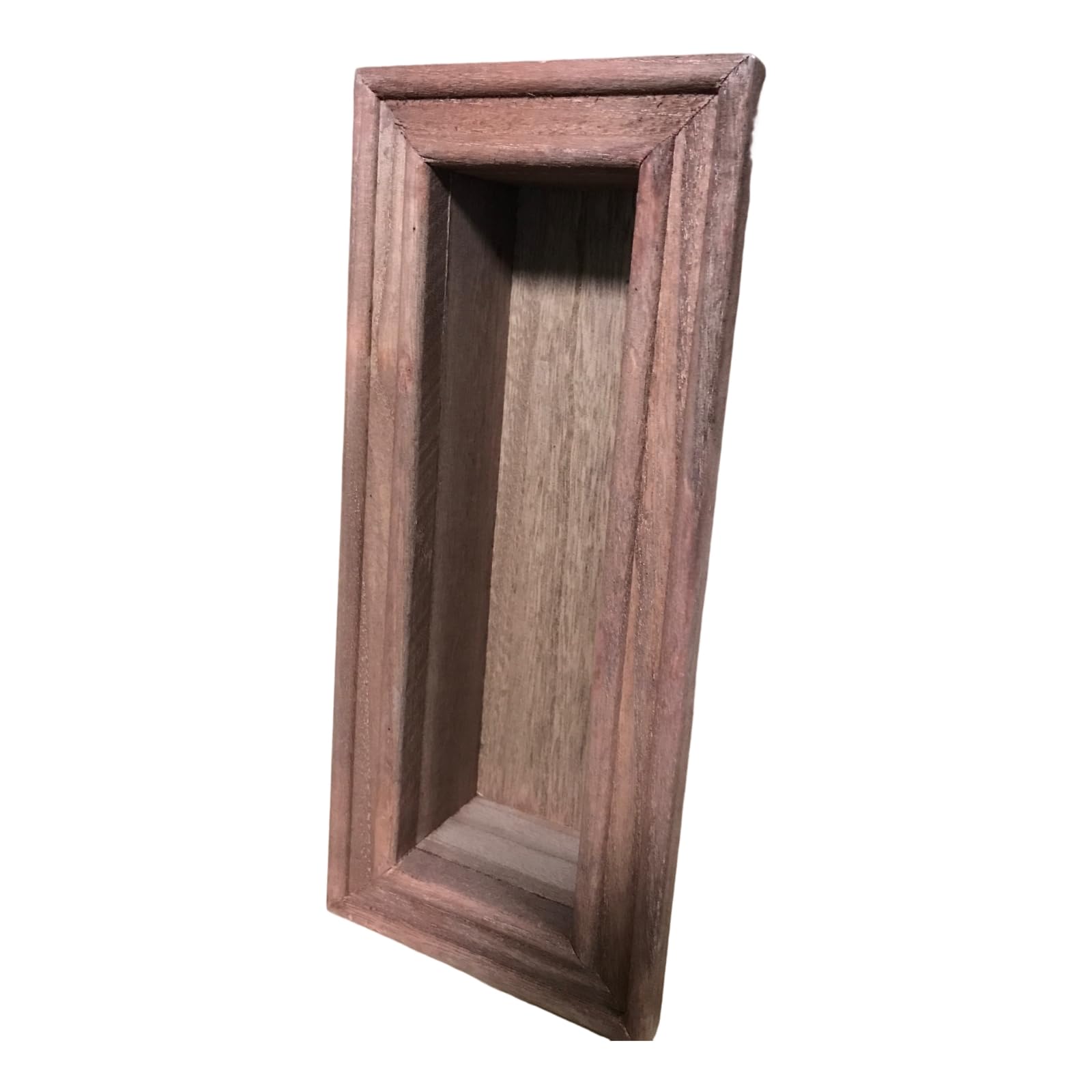 

Q-FLA Flower Vase, Long Frame, Brown, Wooden Frame, 785405