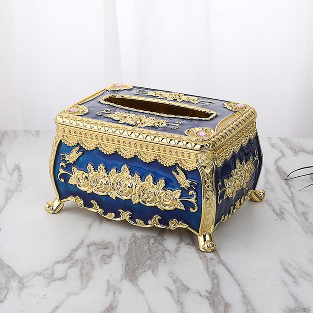 Acrylic Tissue Decor Elegant Design Luxury Napkin Organizer for Kitchen Bathroom Office Living Room