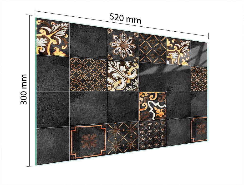 SZKLANA DESKA DO KROJENIA 52x30 MOZAIKA
