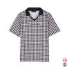GREENJOY Women'S V-Neck Printed Short Sleeve Polo Shirt