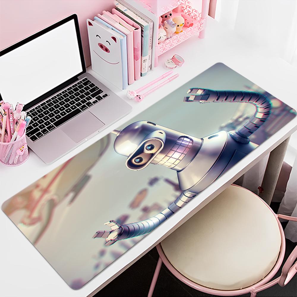Tappetino Mouse Cartoon F-Futurama Skin Personalizzata Cartoon Anime Tappetino Mouse da Gioco Tappetini Mouse Tastiera Tappetino Scrivania Accessori Camera da Letto