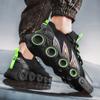 Fashion Men's Sports Shoes 2024 Spring New Breathable Socks Mouth Trendy Shoes Wind Fire Wheel Sole Casual Running Shoes for Men Sneaker
