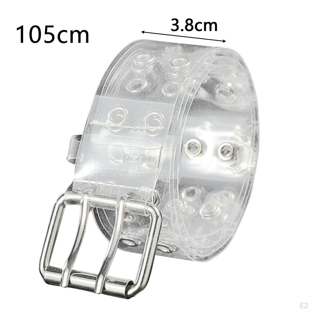 Double Grommet Belt Costume Accessories Eyelet Waist Strap Waistband Jeans for