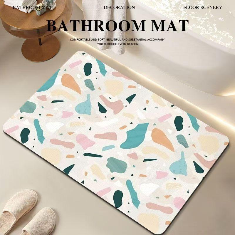 Bathroom absorbent diatom mud toilet doormat toilet toilet floor mat toilet carpet