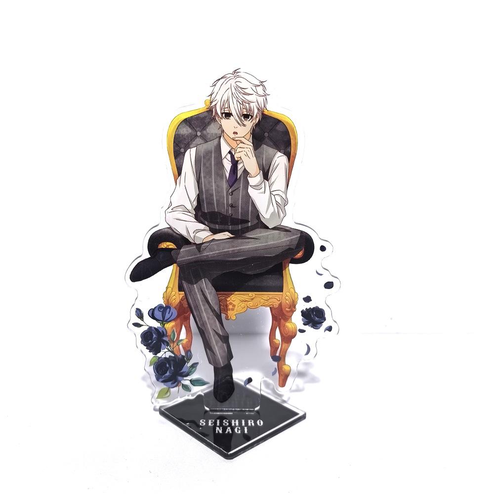 Anime BlueLock Peripherals Standing Plates Funny Acrylic Cartoon Nagi Makoto Shirou Fengle Hui Desk Ornaments Hobbies Toys
