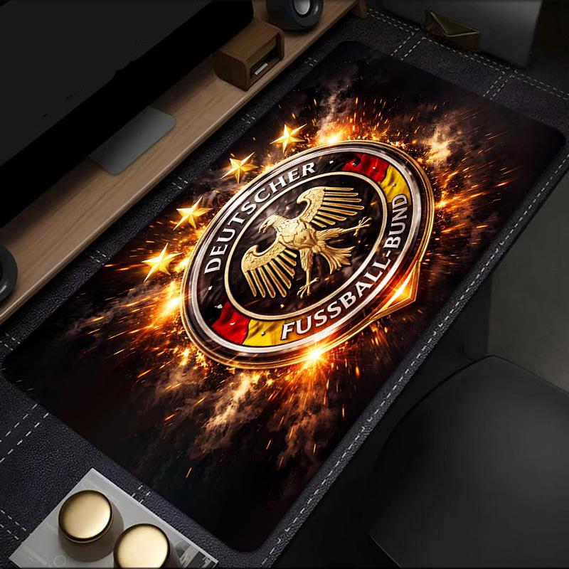 German Football Stars mouse pad, rubber base, esports desk mat, mouse pad for gamers and office use, gaming desk , easy to clean mat