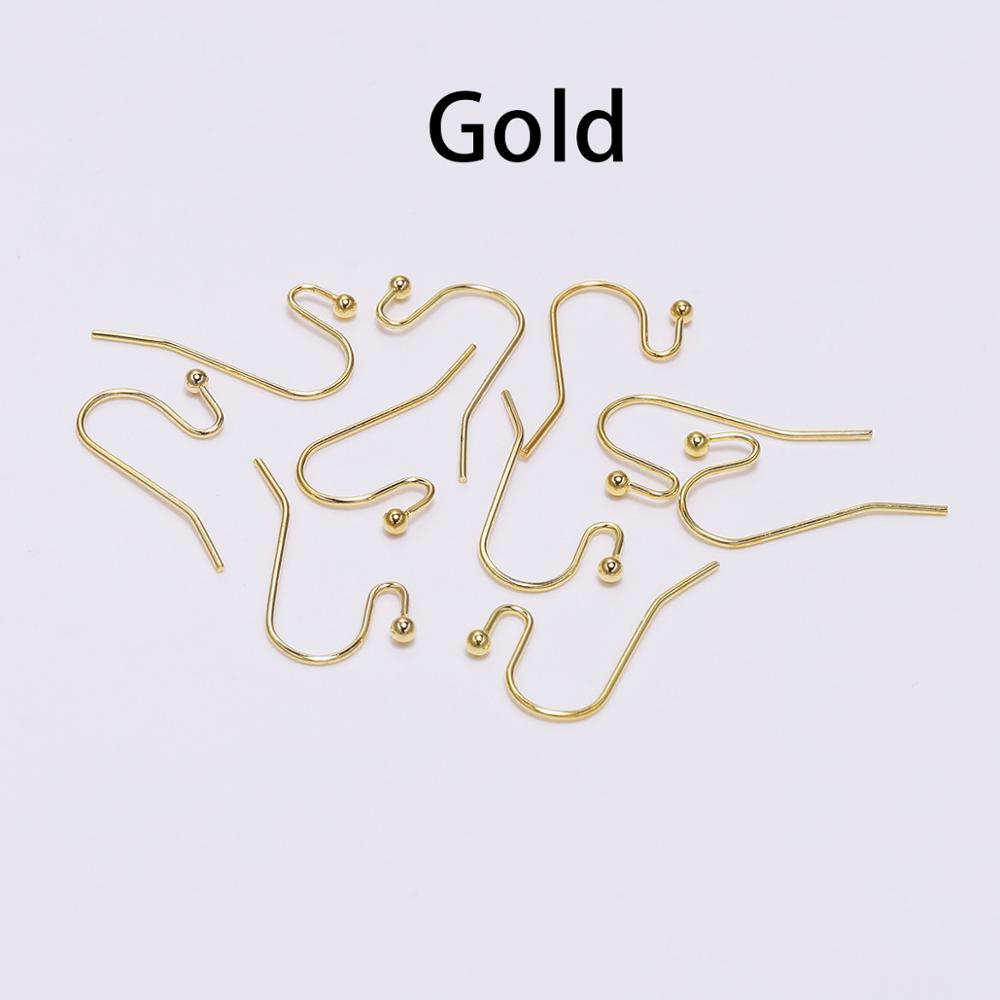 100pcs/lot 21*16mm Earring Wires Earrings Hooks For Jewelry Making Findings DIY Earwire Jewelry Accessories Supplies