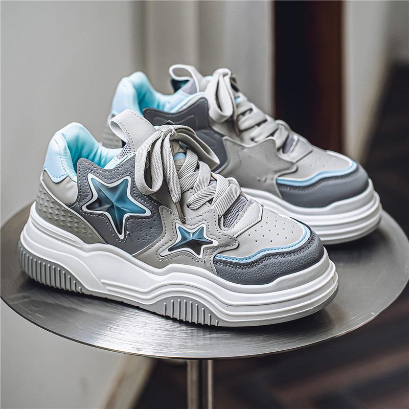 Street Platform Skateboard Schuhe Herren Mode Sterne Designer Schuhe Herren Trendy Casual Herren Leder Sneaker zapatillas de hombre