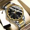 POEDAGAR Luxury Men's Quartz Watch Date Week Waterproof Luminous Man Watch Stainless Steel Casual Fashion Watches For Men