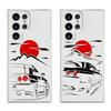 Japan JDM Sports Car Phone Case For Samsung Galaxy S26 S25 S24 S23 S22 Ultra S20 S21 FE 5G Plus Soft Clear Cover