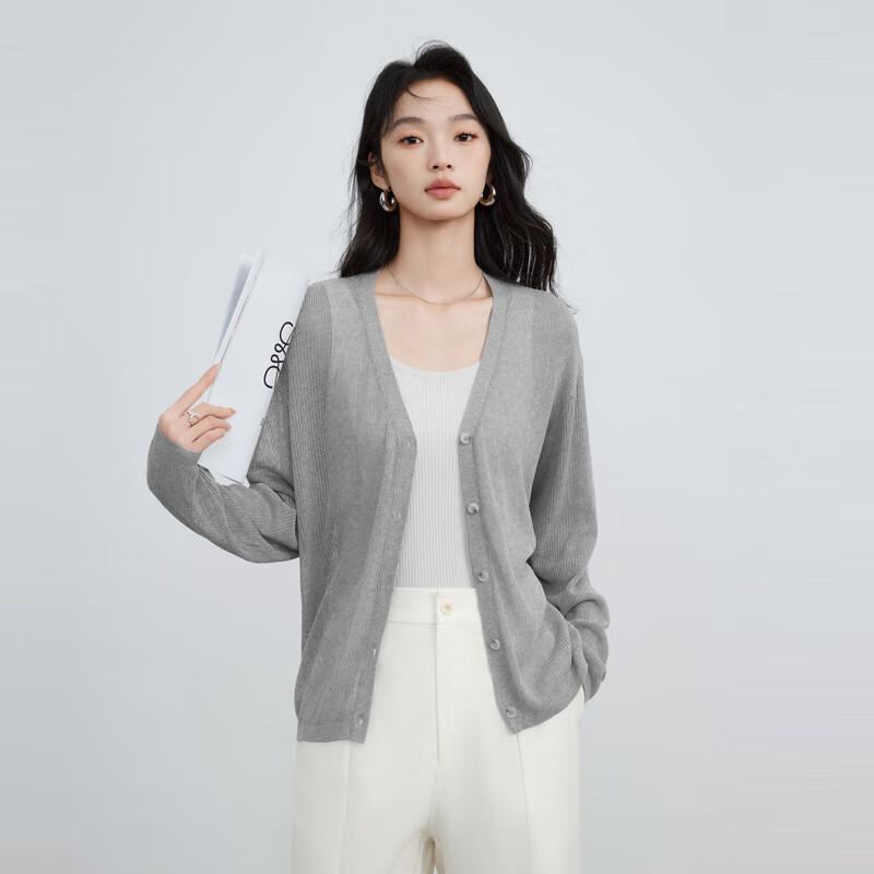 

Elva Island Women s Lightweight V-Neck Long Sleeve Knit Cardigan S